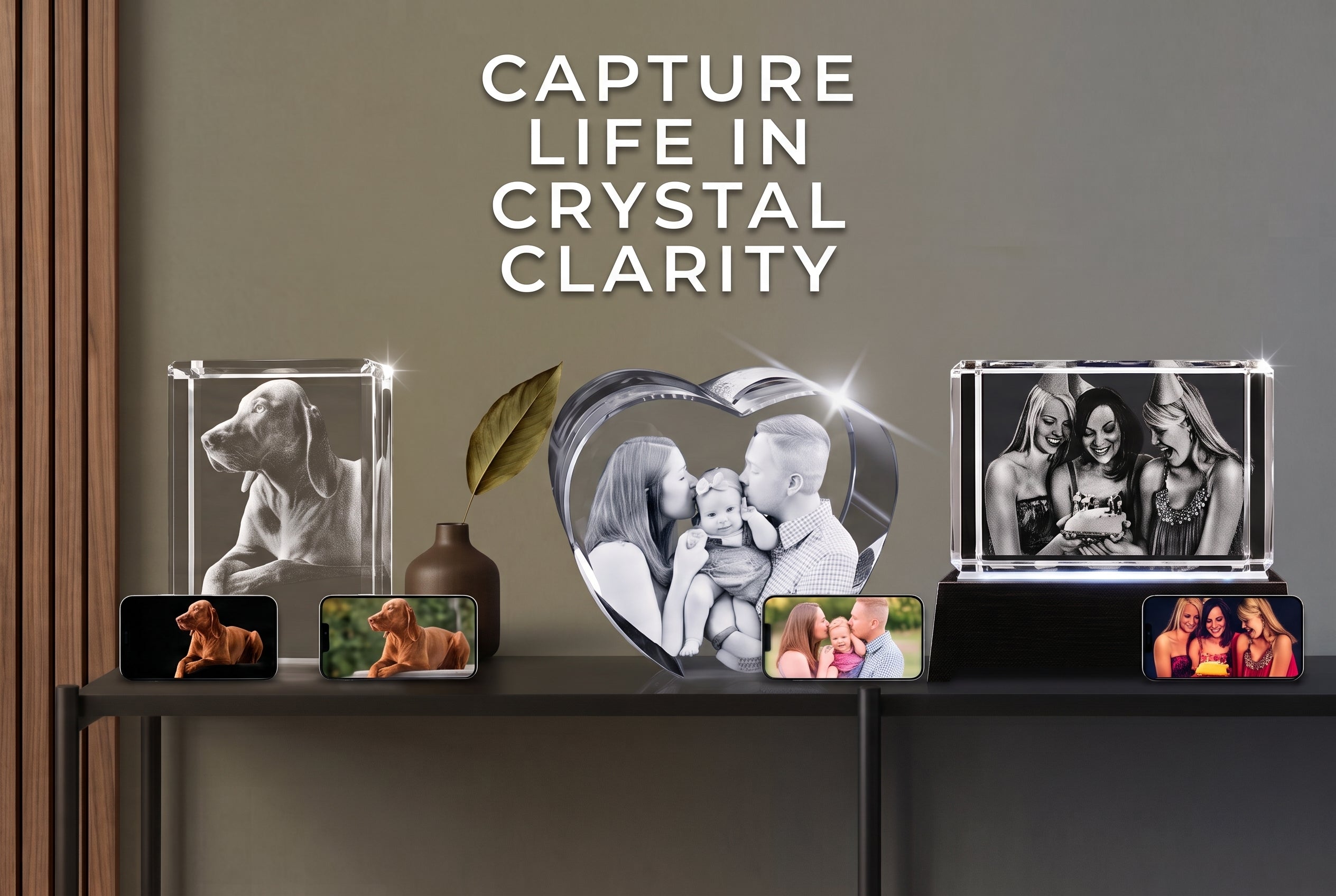 Crystal 3D Pix 3D crystal engraving preserving your best phone photos as a lasting keepsake