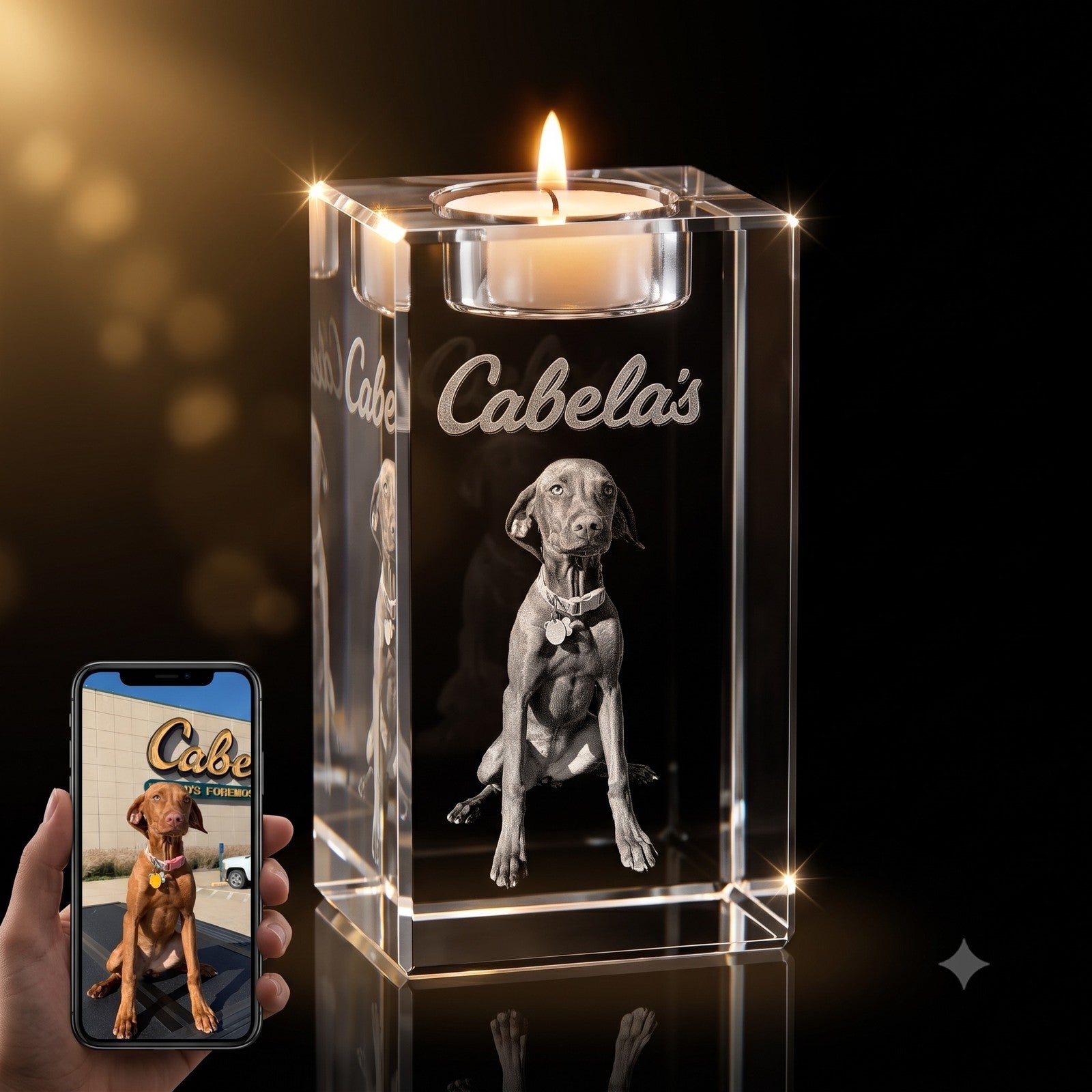 3D Crystal Candle Crystal 3d Pix