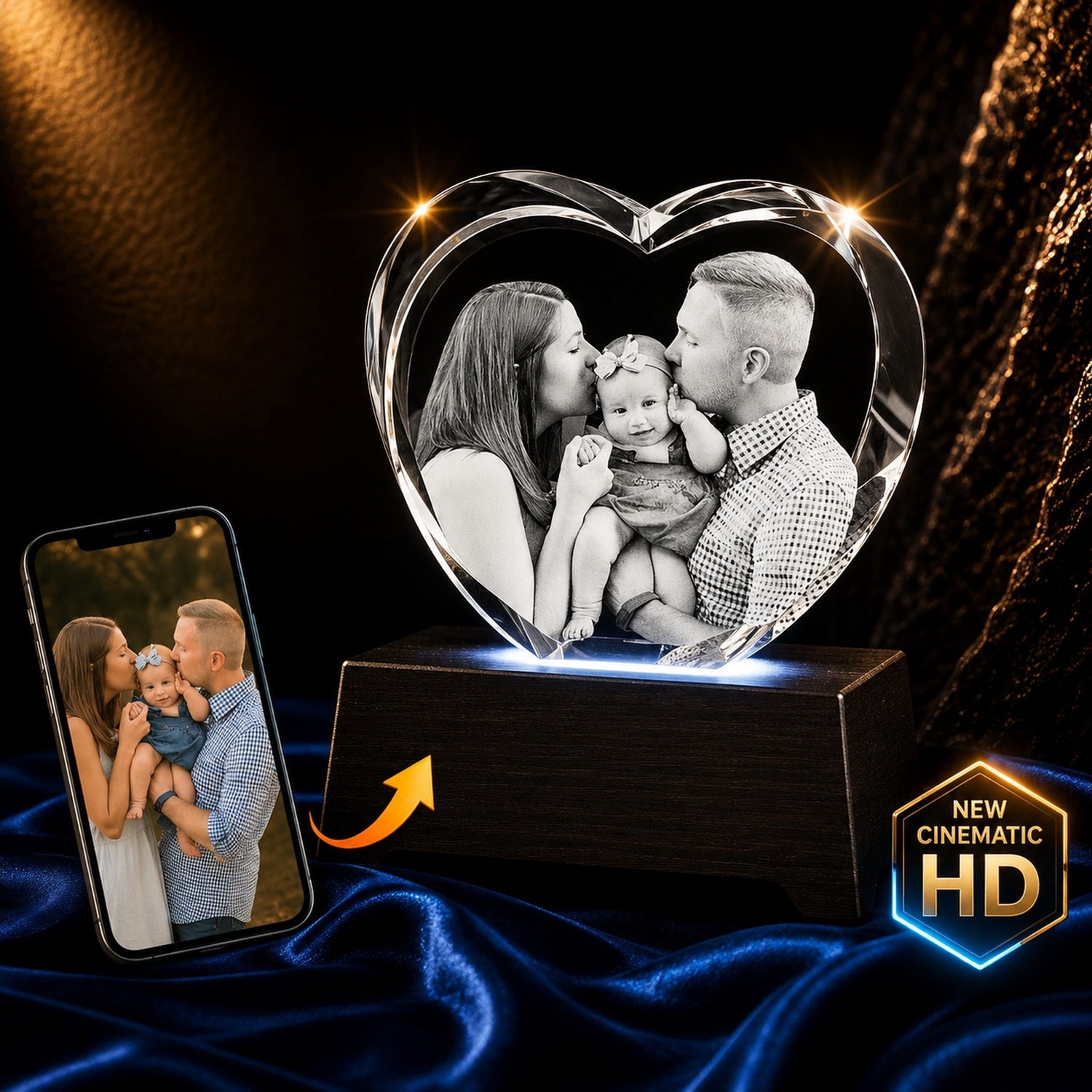 3D Crystal Heart Crystal 3d Pix