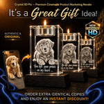 3D Crystal Candle Crystal 3d Pix
