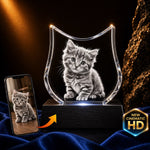 3D Crystal Custom Cat Crystal 3d Pix