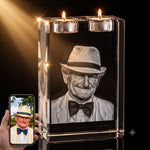 3D Crystal Memorial Candle Crystal 3d Pix